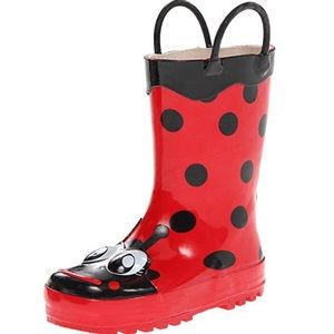 ✨Girl’s Ladybug 🐞 Rain Boots size 8✨